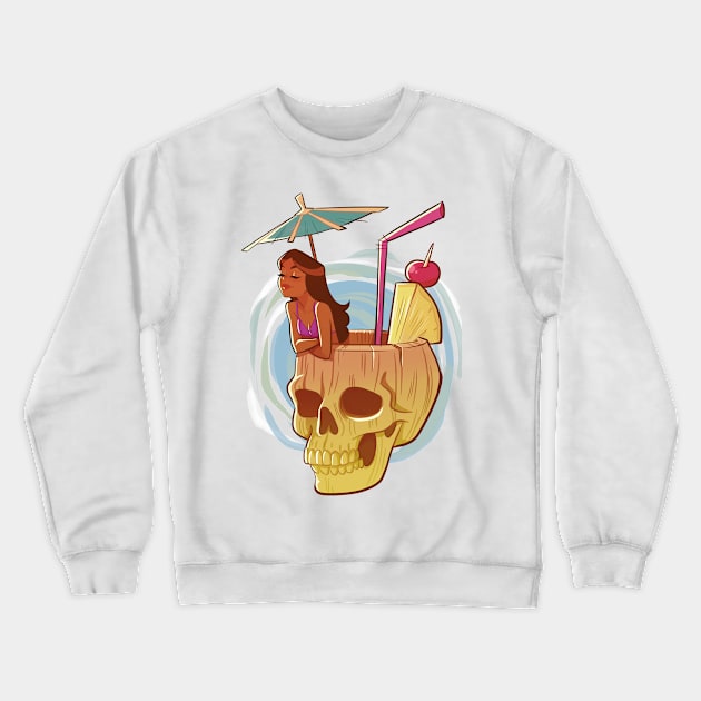 Tiki drink Crewneck Sweatshirt by melivillosa